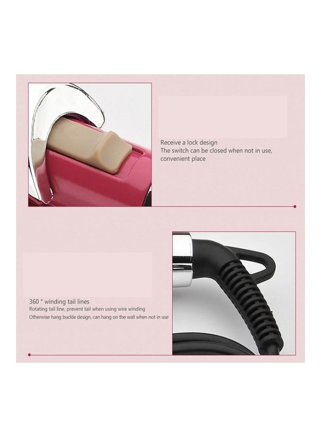 Three Tube Liquid Hair Curling Red - Image 4